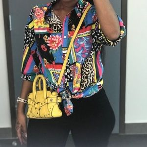 Button Down Colorful Shirt